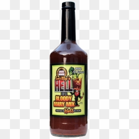 Bloody Mary - Glass Bottle, HD Png Download - bloody mary png