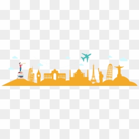 Study Abroad Png, Transparent Png - san francisco skyline silhouette png