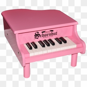 Schoenhut Mini Grand Piano 18-key Pink - Baby Schoenhut Piano, HD Png Download - grand piano png