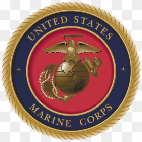 Usmc Logo Png Transparent Amp Svg Vector - Emblem, Png Download - marines logo png