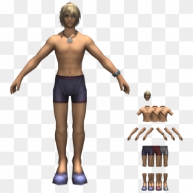 Download Zip Archive - Xenoblade Chronicles Shulk Swimsuit, HD Png Download - shulk png