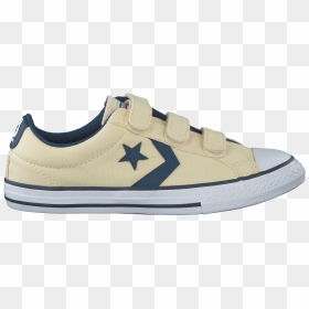 Boys White Converse Sneakers Star Player 3v Ox Kids - Converse Star Player Alte, HD Png Download - kids walking png