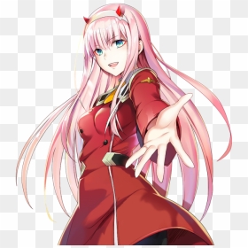Zero Two Render Png , Png Download - Darling In The Franxx 002, Transparent Png - zero two png