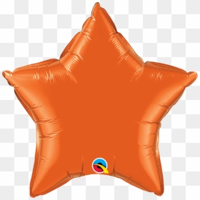 20 Orange Star Foil Balloon - Star Foil Balloon Png, Transparent Png - orange star png