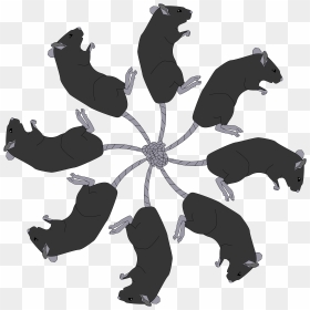 Illustration, HD Png Download - rat silhouette png