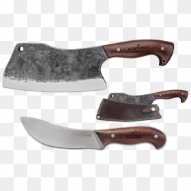 Butchers Set Detailed - Knife, HD Png Download - butcher knife png