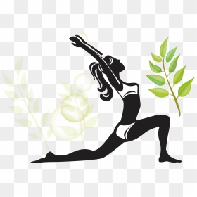 Yoga Asana Silhouette Lotus Position - Yoga, HD Png Download - yoga silhouette png