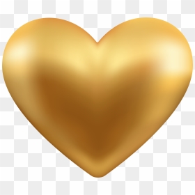 Yellow Heart Clipart Picture Transparent Download Gold, HD Png Download - yellow heart png