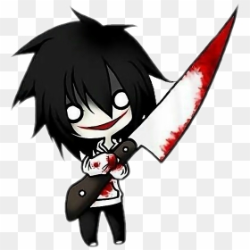 Jeff The Killer Anime Chibi , Png Download - Chibi Jeff The Killer, Transparent Png - jeff the killer png