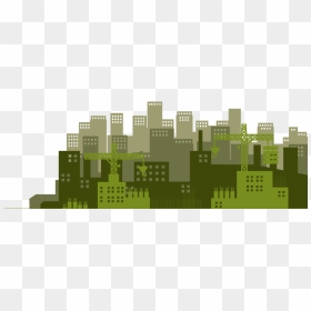 Banff Constructors Buildings Silhouette - Buildings Silhouette Png Green, Transparent Png - building silhouette png