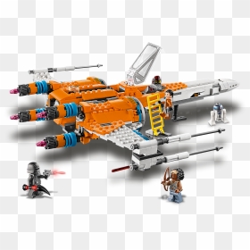 Lego Star Wars Poe Dameron"s X-wing Fighter, HD Png Download - poe dameron png