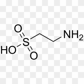 Taurine Molecule - Line Art, HD Png Download - molecule png
