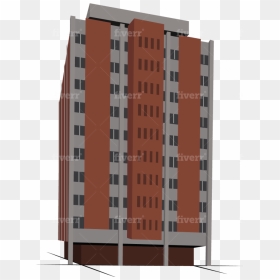Apartment, HD Png Download - building silhouette png