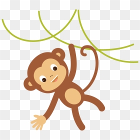 Hanging Monkey Png - Hanging Monkey Clipart, Transparent Png - monkey silhouette png