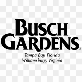 Busch Gardens Logo Black And White, HD Png Download - anheuser busch logo png