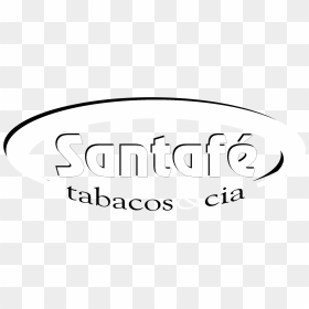 Santafe Tabacos & Cia Logo Black And White - Poster, HD Png Download - cia logo png