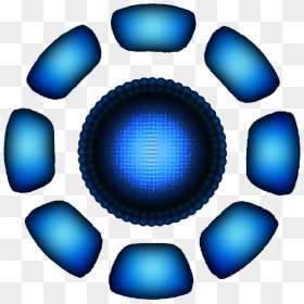 Black T Shirt Iron Man Arc Reactor - Portable Network Graphics, HD Png Download - arc reactor png