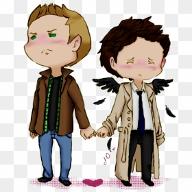 Transparent Castiel Png - Cartoon Supernatural Castiel, Png Download - castiel png