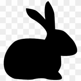 Animalhq Bunny Rabbit Silhouette - Transparent Bunny Silhouette, HD Png Download - bunny silhouette png