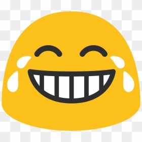 Android Laughing Crying Emoji, HD Png Download - crying tears png