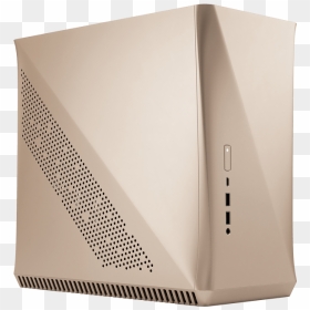 Era Itx W/ Tempered Glass Top Panel, No Psu, Mini-itx, - Fractal Design Era Gold, HD Png Download - glass panel png