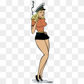 Cartoon Female Pin Up, HD Png Download - pin up png