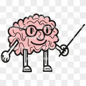 Brain Drawing Vector And Stock Photo - Drawing, HD Png Download - brain outline png