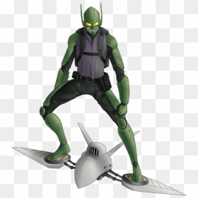 002 Green Goblin - Green Goblin Spider Man Villains, HD Png Download - green goblin png