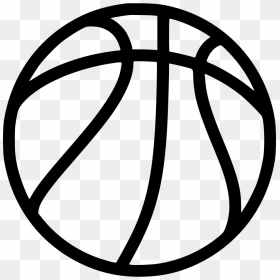 Basket Ball - Black Transparent Basketball Logo, HD Png Download - basket ball png