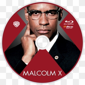 Malcolm X Bluray Disc Image - Malcolm X Dvd Label, HD Png Download - malcolm x png