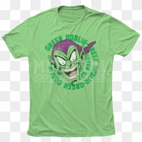 Green Goblin Laughing T-shirt - Active Shirt, HD Png Download - green goblin png