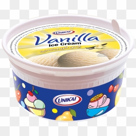 Ice Cream Cup Vanilla, HD Png Download - vanilla ice cream png