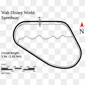 Walt Disney World Speedway Diagram - Road Atlanta Track Map, HD Png Download - disney world png