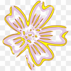 Gold Flower Svg Clip Arts - Portable Network Graphics, HD Png Download - gold flower png