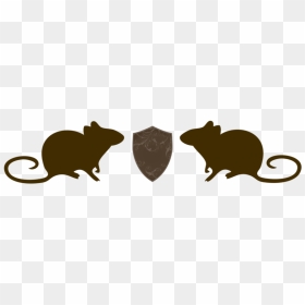 Thingamabib - Mouse, HD Png Download - rat silhouette png