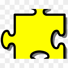 Transparent Puzzleteile Clipart - Yellow Autism Puzzle Piece, HD Png Download - autism puzzle piece png
