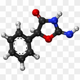 Pemoline Ball And Stick Model - Molecule, HD Png Download - molecule png
