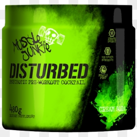 Muscle Junkie Disturbed Pre - Graphic Design, HD Png Download - disturbed logo png