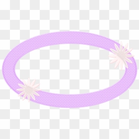 Transparent Purple Flowers Clipart Border - Circle, HD Png Download - purple border png