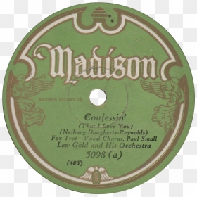 Confessin - Madison Dance, HD Png Download - gold record png