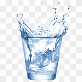 Transparent Background Glass Of Water Png, Png Download - bottled water png