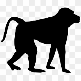 Monkey Shape, HD Png Download - monkey silhouette png