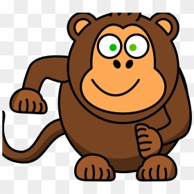 Monkey Svg Clip Arts - Sad Monkey Clipart, HD Png Download - monkey silhouette png