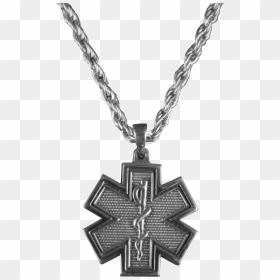 Star Of Life Ems Necklace - Locket, HD Png Download - star of life png
