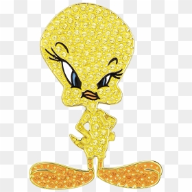 Looney Tunes Tweety Tie Pin, Yellow, Gold-tone Plated - Looney Tunes, HD Png Download - snake tongue png