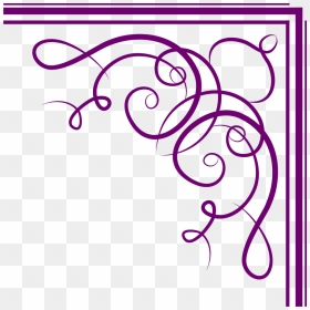 Line Art, HD Png Download - purple border png