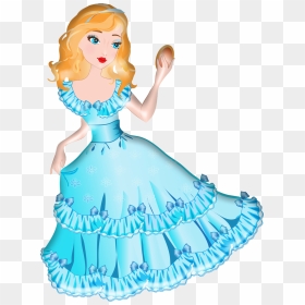 Hanger Clipart Quinceanera Dress - Cute Dress Cartoon Princess, HD Png Download - quinceanera png