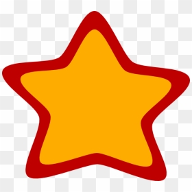 Orange Star Vector Clipart Jpg Freeuse Download Red - Red And Yellow Star, HD Png Download - orange star png