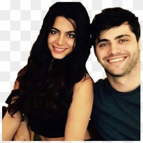 Eme And Matt Shadowhunters Matthewdaddario Emeraudetoub - Emeraude Toubia And Matthew Daddario, HD Png Download - matthew daddario png