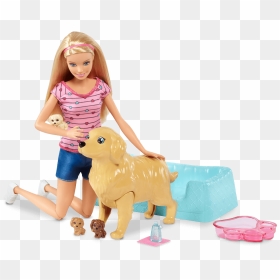 Barbie Clip Plate - Barbie Dog And Baboes, HD Png Download - barbie doll png
